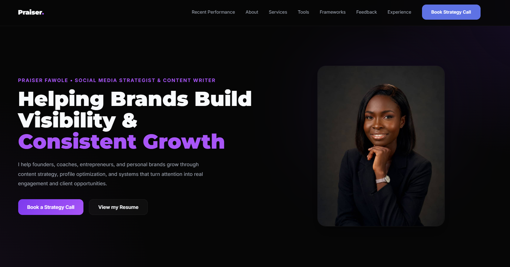 Praiser Fawole Portfolio